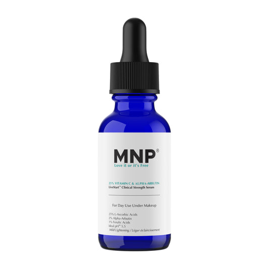 Skin Lighting Serum Medium, 25% Vitamin C, 1% Ferulic Acid & 2% Alpha Arbutin Ideal pH 5.5