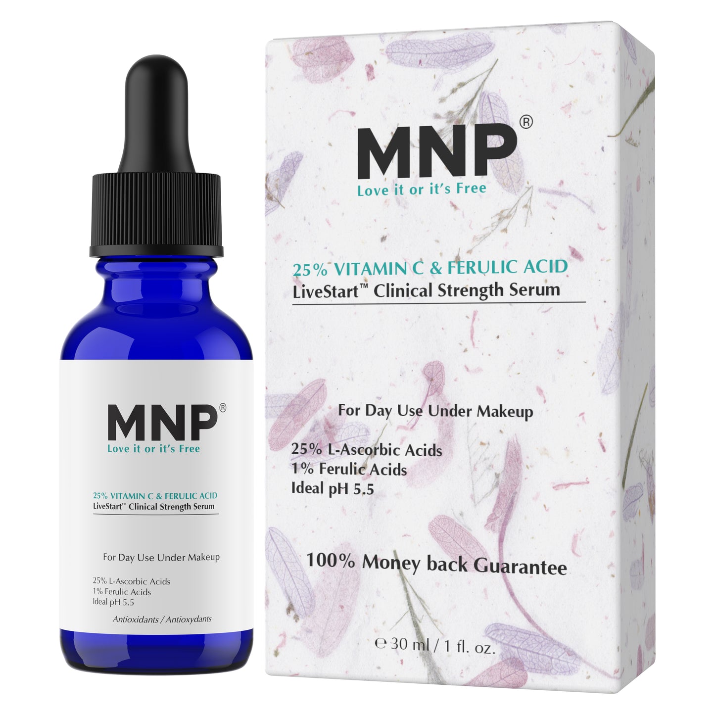 25% Vitamin C Serum &  1% Ferulic Acid at Ideal pH 5.5